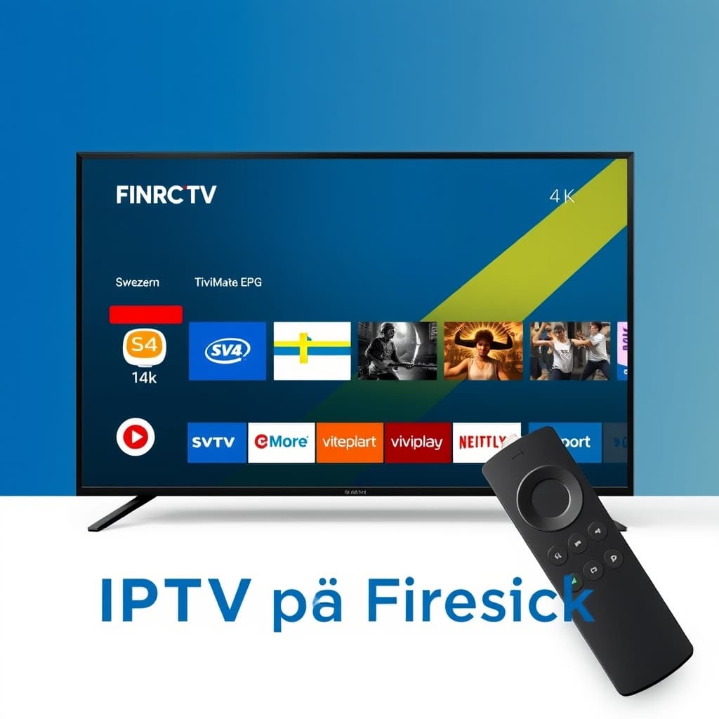 IPTV på Firestick Sverige 2025: Komplett Guide — TiviMate, IPTV Smarters, Setup & Felsökning